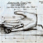 stubaital, 1985, humanoider fund, zeichnung 1, arteologie, dr. arkadasch